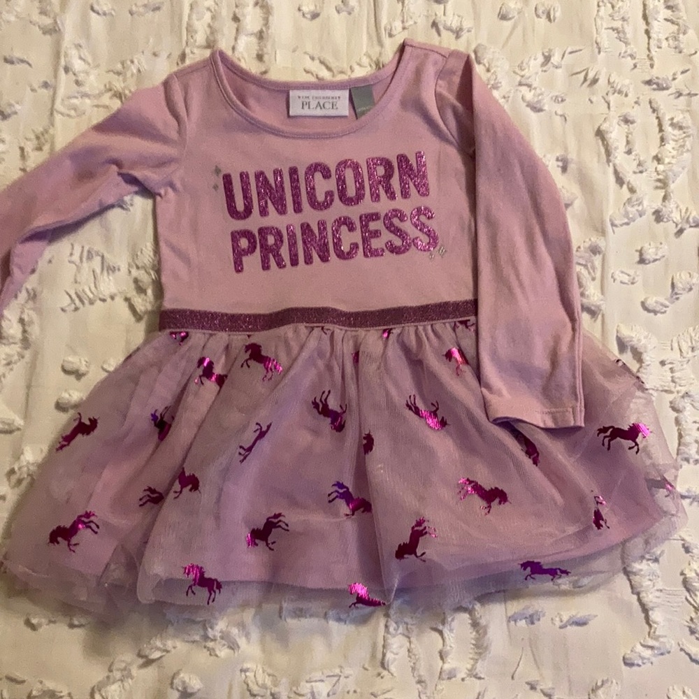 Children’s Place unicorn dress 18-24 months